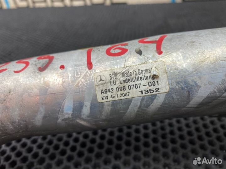 Патрубок интеркулера Mercedes-Benz Ml-Class W164