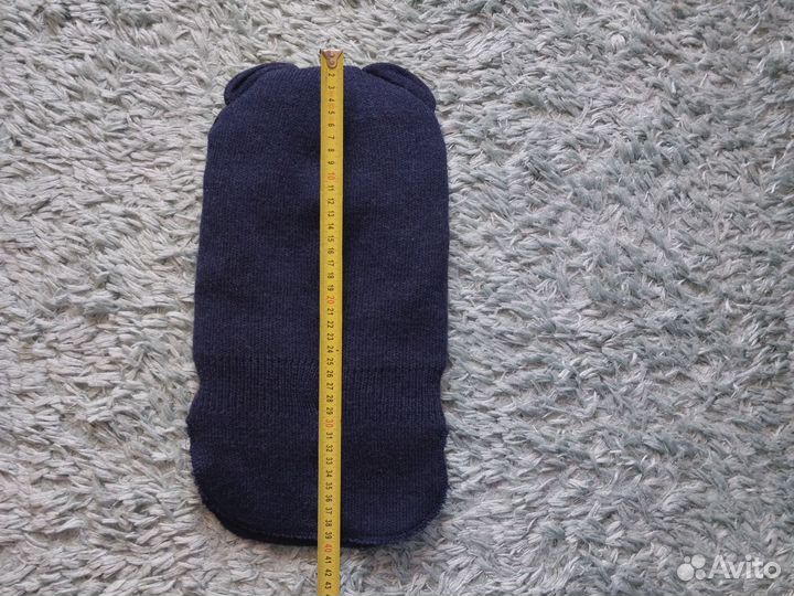 Шапка шлем балаклава детская зимняя 4-5 лет