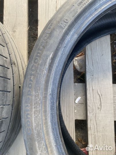 Continental ContiSportContact 5P 225/40 R19 и 255/35 R19