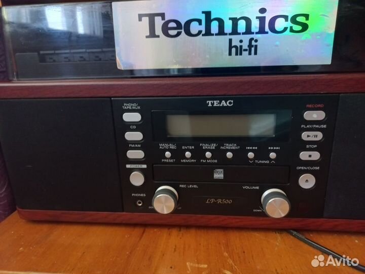 Винил проигрыватель Technics teac lp-r500