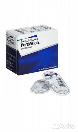 Мягкие контактн линзы -2,5 и -2,75, на 3 мес