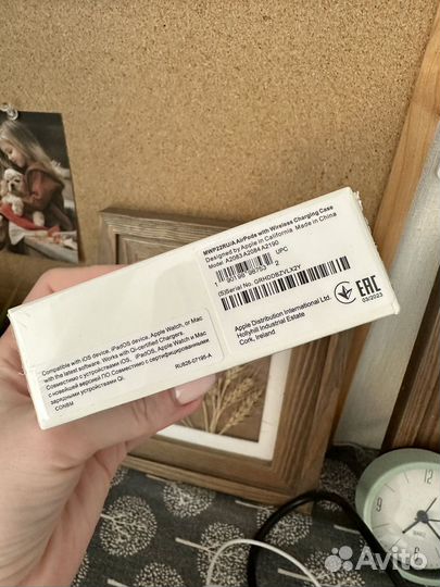 Беспроводные наушники apple airpods