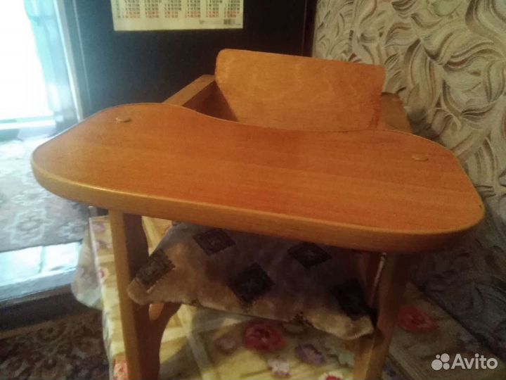 Стульчик для кормления бу деревянный