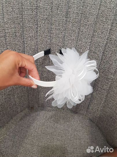 Ободок белый