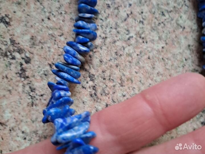 Бусы лазурит