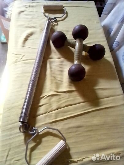Гантели 2,5 кг и экспандер всё СССР