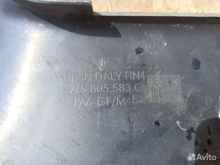 Накладка моторного отсека Porsсhe Cаyennе S