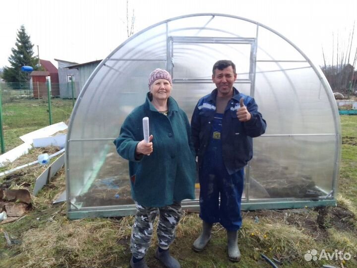 Теплица 3 на 4 из поликарбоната