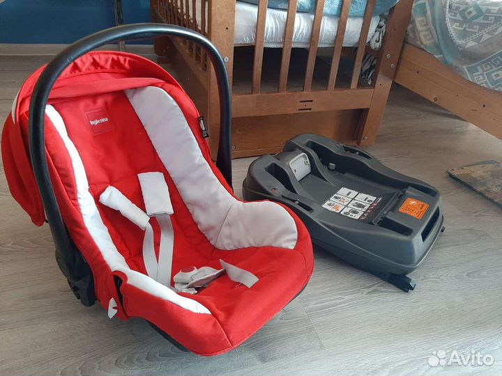 Автокресло inglesina с базой, isofix