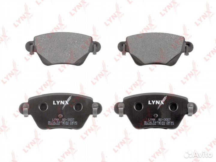 Колодки дисковые lynxauto BD-3007