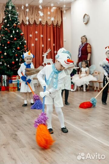 Новогодний костюм снеговика