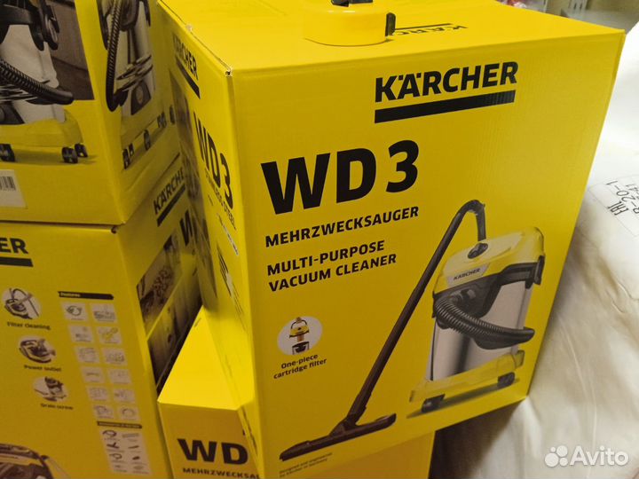 Пылесос Karcher WD 3 S