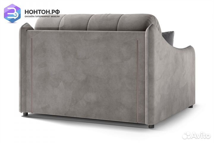 Диван аккордеон Эско серо-бежевый / серый