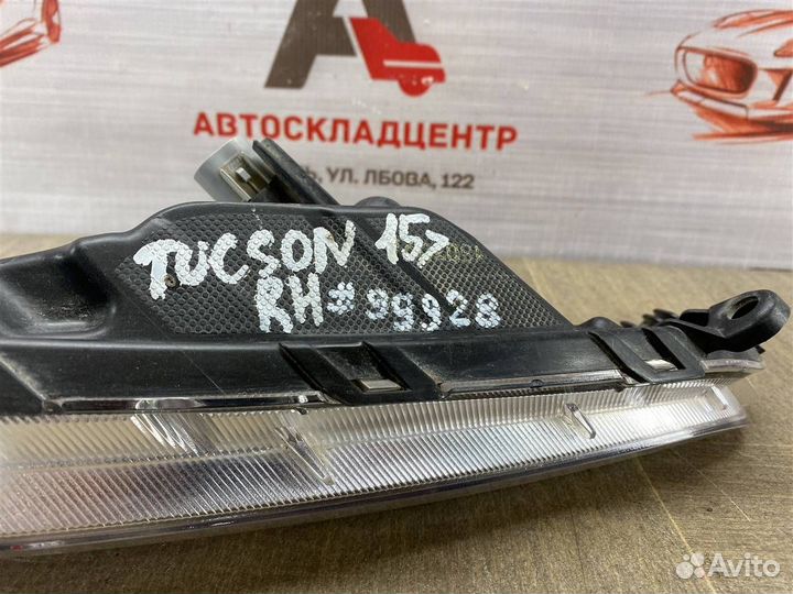 Фара противотуманная дхо правая Hyundai Tucson