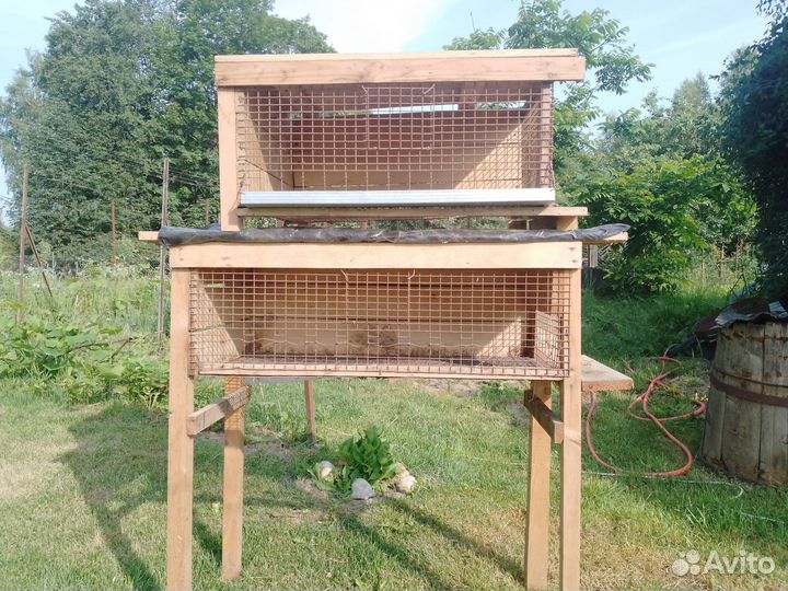 Клетки для птиц, кроликов из дерева (липа)