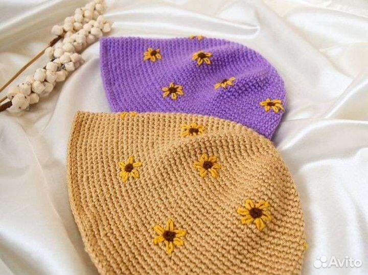 Панамы шляпы льняные,хлопковые