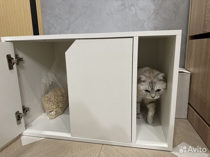 Тумба домик под лоток, закрытый лоток