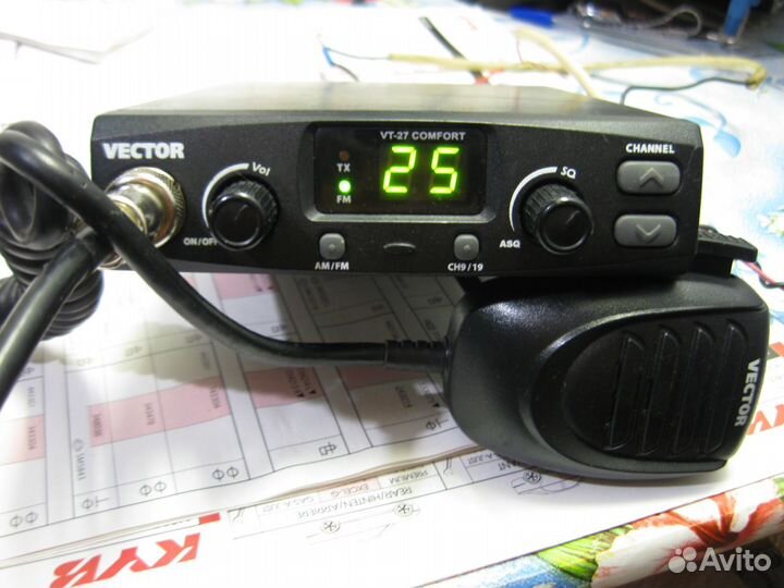 Автомобильная рация Vector VT-27 comfort