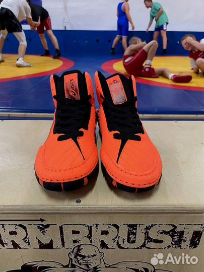Борцовки asics aggressor orange