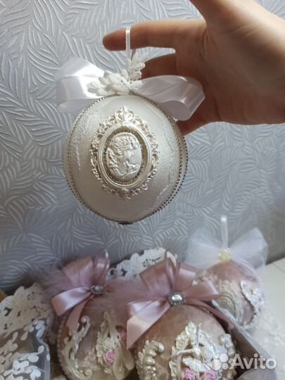 Новогодние шары ручной работы