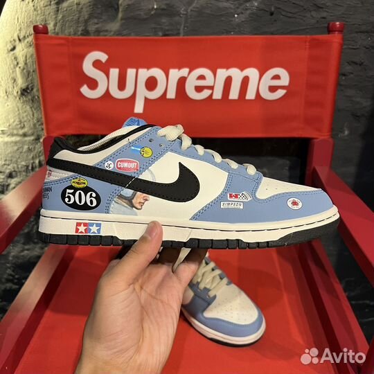 Кроссовки Nike SB Dunk Low Racing Buggy Blue