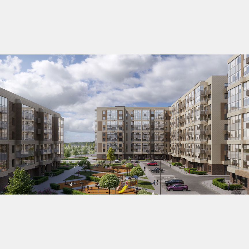 1-к. квартира, 53,6 м², 4/9 эт.