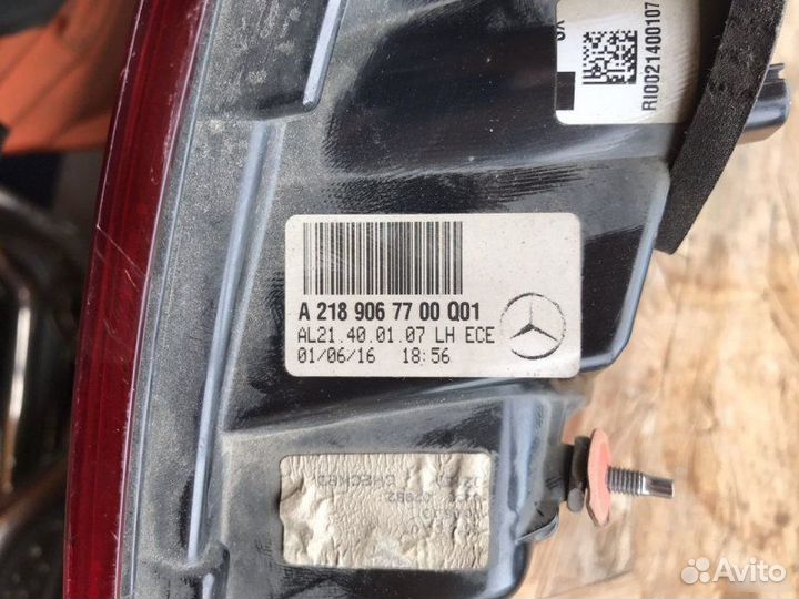 Фонарь задний левый Mercedes-Benz Cls-Class W218