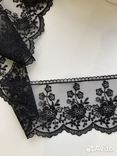 Кружево эластичное и хлопковое