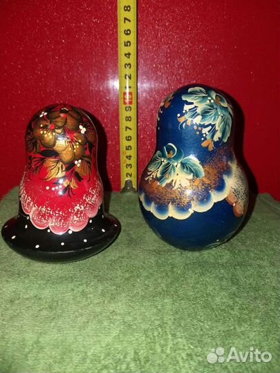 Матрешка-неваляшка,музыкальная. дерево