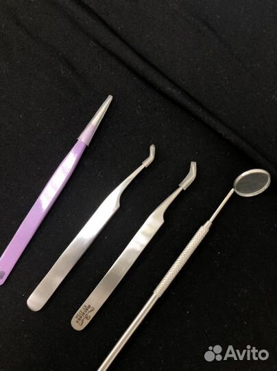 Пинцет для наращивания ресниц