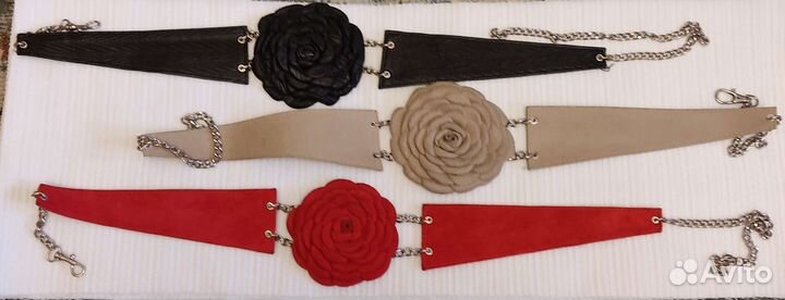 Кожа пояс ремень брошь колье чокер аксессуар
