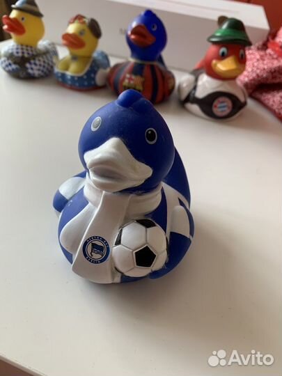 Уточки коллекционные футбольные команды