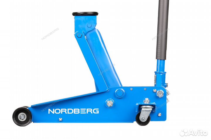 Домкрат подкатной, быстрый подъем, г/п 3 тонны