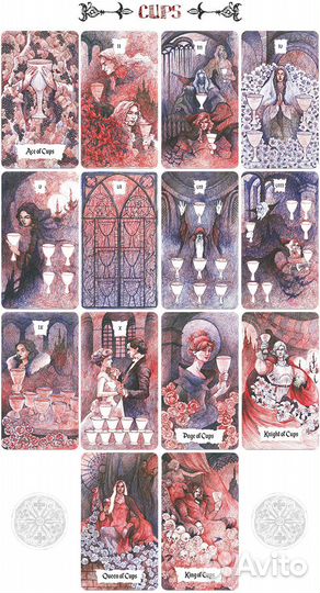 Bloody Tears Tarot/Таро Кровавые слезы. оригинал