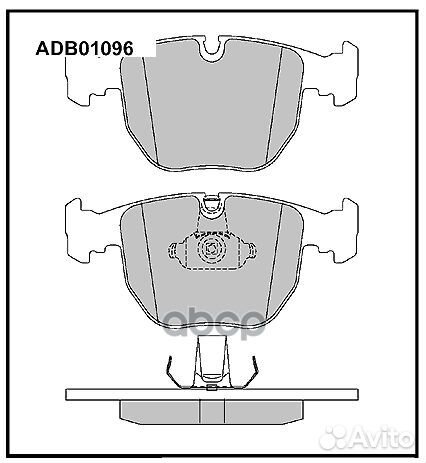 Колодки тормозные дисковые передние Allied Nipp