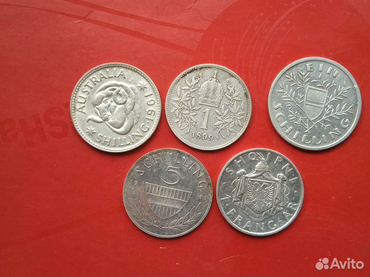 Иностранные серебряные монеты