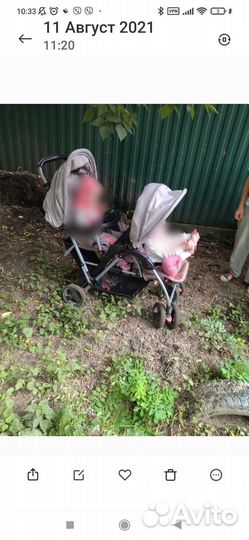 Прогулочная коляска для двойни