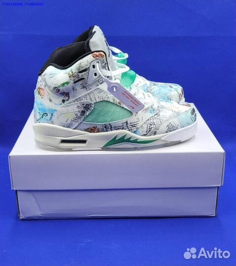 Кроссовки nike AIR jordan 5 retro (41-45) (Арт.78659)