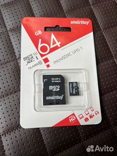 Карта памяти 64 gb micro sd
