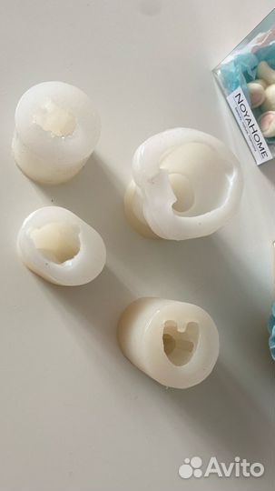 Силиконовые формы для мыла и свечей набор 6