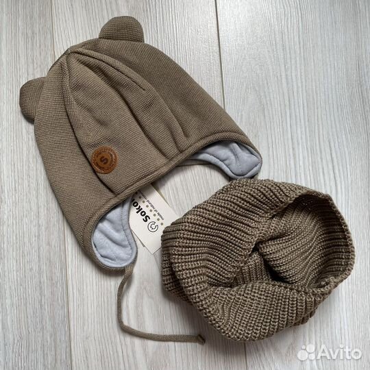 Шапка+снуд новые Sokoke