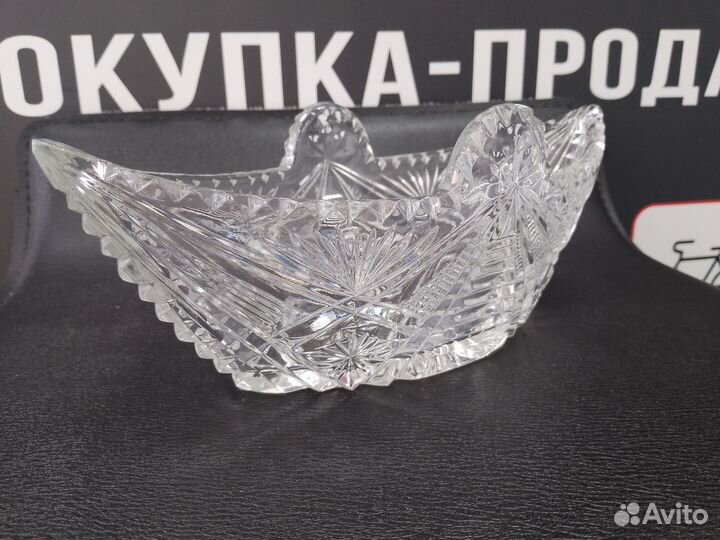 С. 172 Салатник хрустальный 