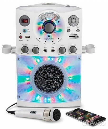 Караоке детское Singing Machine, bluetooth колонка