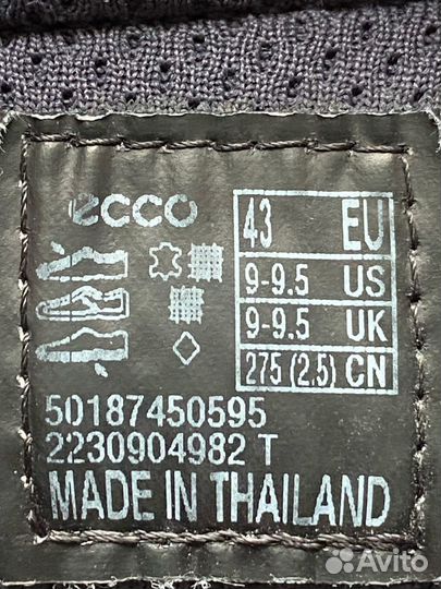 Кроссовки Ecco Gore-Tex размер 43