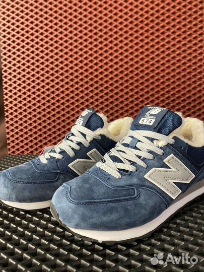 Меховые зимние кроссовки New Balance 574