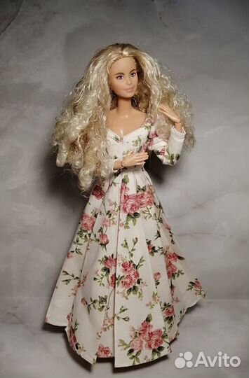 Платье корсетного типа с чашечками для Барби