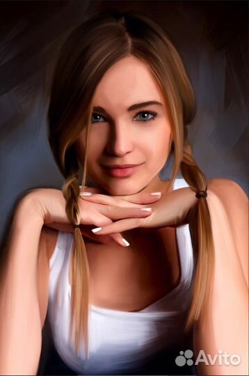 Портрет в стиле «Масляная живопись”