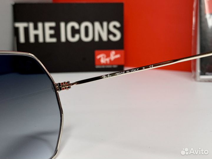 Очки Ray Ban Octagonal пепельный
