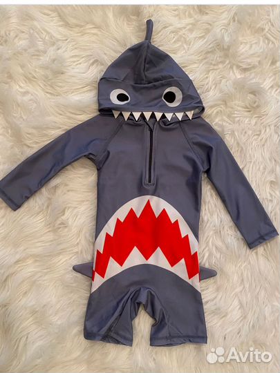 Костюм для плавания детский 74 (акула)