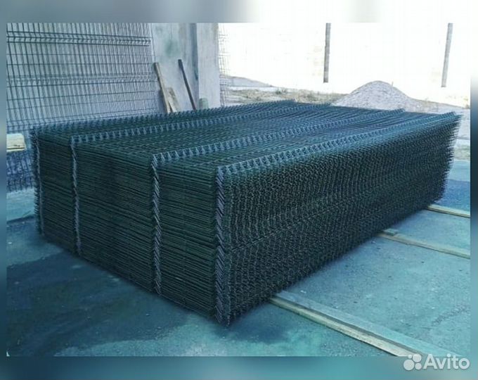 Забор из 3д сетки